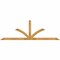 Ekena Millwork Richland Rough Sawn Timber Gable Bracket, Western Red Cedar, 108"W x 36"H x 4"D x 4"F, 8/12 Pitch GBW108X36X0404RIC00RWR - alternate 1